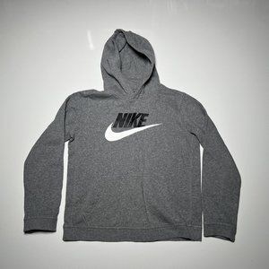 Nike Dark Grey Standard Fit Lightweight Hoodie Unisex Size XL